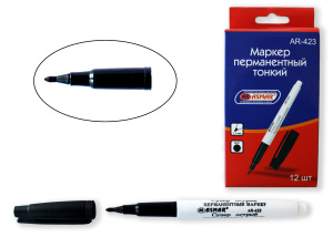 Маркер перманентный "ASMAR", тонкий , 1,0 мм, AR-423