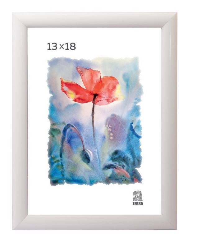 Фоторамка пластиковая 13х18, белый цвет (500);3870