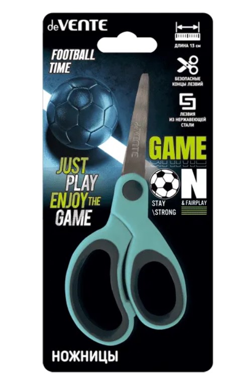 Ножницы детские 'deVENTE. Football Time' 13 см, 8010415