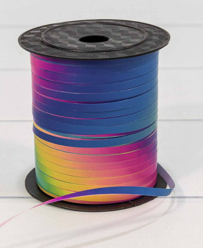 Лента OMG 'Радуга', поли-н, в бобине, 0,5 см х 250 м, OM500584