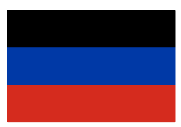 Флаг, DARLENS, ДНР ТРИКОЛОР, 900х1500 мм, DL-DRL06763