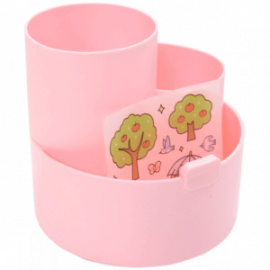 Органайзер для канцелярских принадлежностей "deVENTE.Orbit" 12х12 , 5х12 см , цвет розовый, 4102201