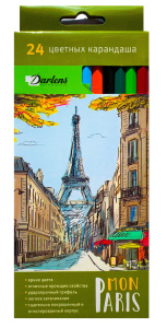 Карандаши 24 цв. Darlens 