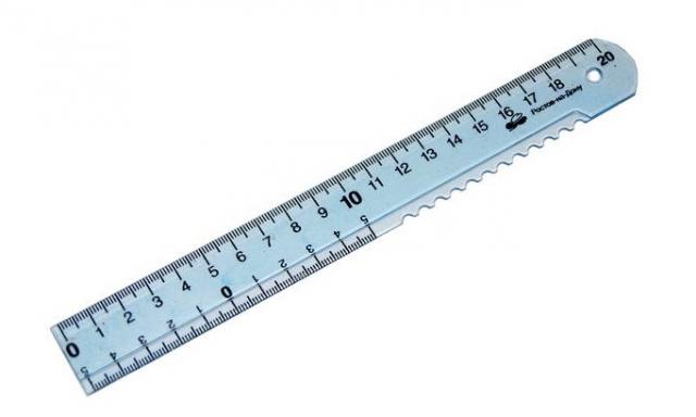 Линейка пластиковая 20 см. Пчелка ЛП-20