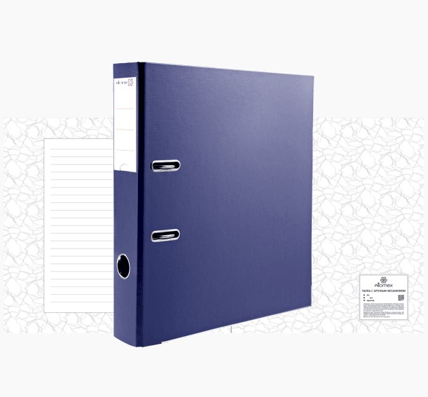 Папка с арочным механизмом 'Attomex' A4 50 мм, покрытие PVC, собранная, 3093702