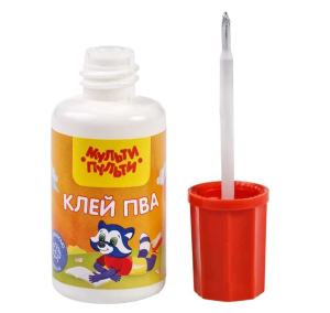 Клей ПВА Мульти-Пульти , 20 г , с кисточкой, КЛ_28638