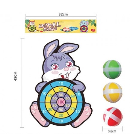 Дартс с липучками, мячики в пак. в кор,B2386781