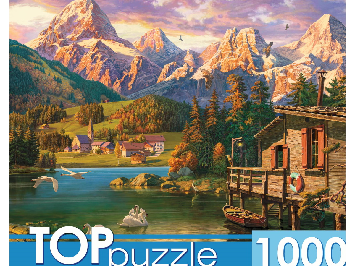 TOPpuzzle. ПАЗЛЫ 1000 элементов. Доломитовые Альпы, ФТП1000-9942