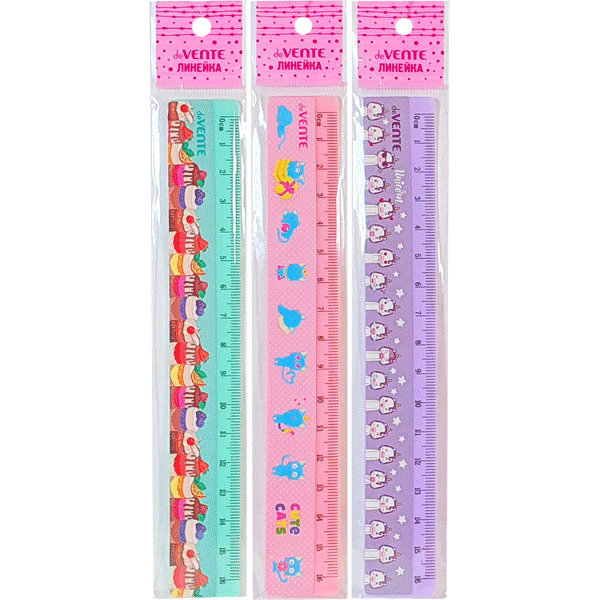 Линейка пластиковая 'deVENTE. Girls dreams' 16 см, 5091033