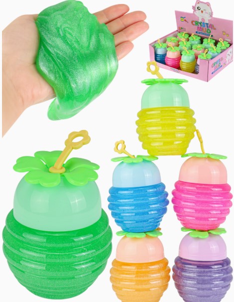 Слайм (12 шт в ш;б, кратно 12, цвет-микс) 170 гр, JD3766