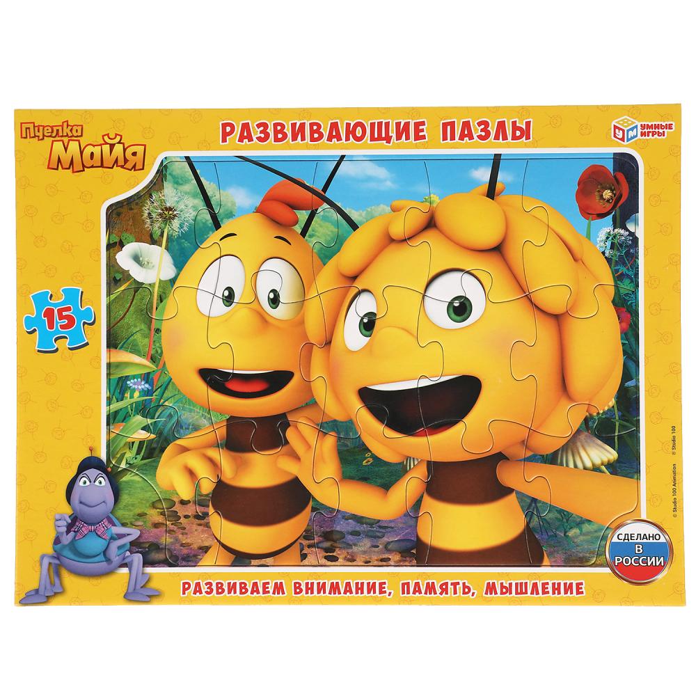 Развивающие пазлы. Пчелка Майя. Пазлы в рамке, 309782