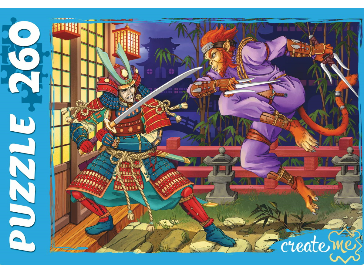 ПАЗЛЫ 260 элементов. ПРИКЛЮЧЕНИЯ САМУРАЕВ, ПУ-2904