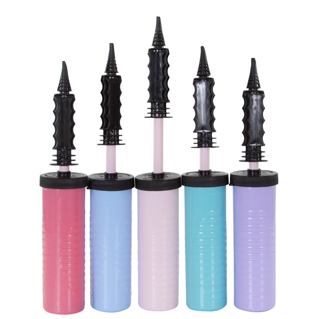 Насос ручной , с защитой от падения , двухходовой , 27 см , пастельный цвет, HT103-pastel