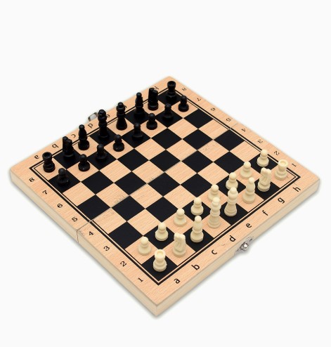 Шахматы, нарды, шашки деревянные 3 в 1, (поле 29 см), фигуры из дерева, P00024M