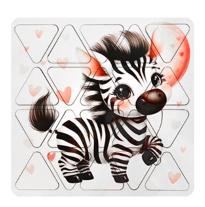 Пазлы малые 'ЗЕБРА', 20х20 см, 4-607-155-19967-0