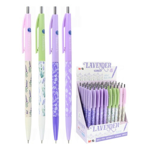 Ручка шариковая автоматическая "LAVENDER" , 0,38 мм, ABP86171