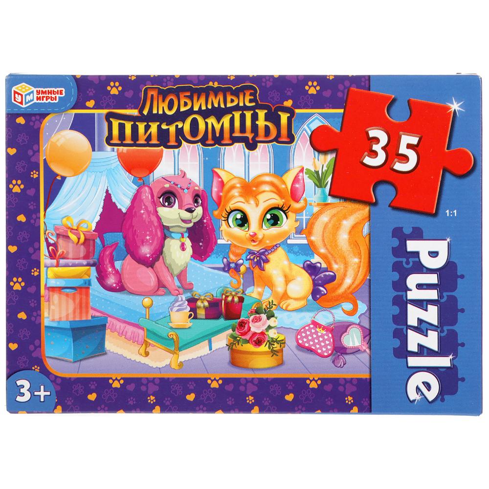 Макси-пазлы в коробке. 35 деталей, 'Любимые питомцы', 311943