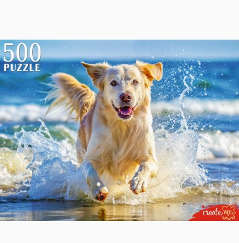 ПАЗЛЫ 500 элементов. ЩЕНОК НА МОРЕ, ШТП500-8270
