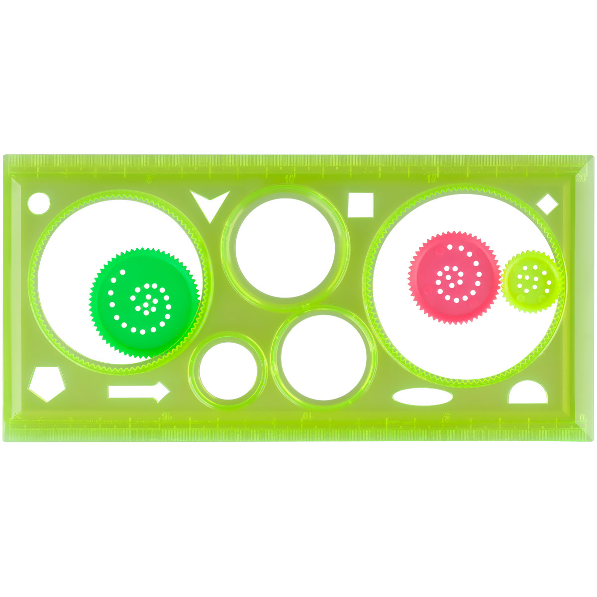 Линейка-спирограф СТАММ, европодвес, СГ-31347