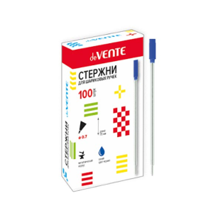 Стержень шариковый "deVENTE" , 115 мм , синий 0,7 мм , 5074801
