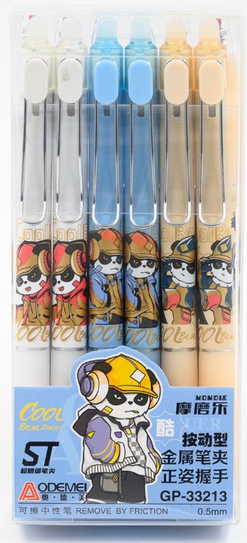 Ручка гелевая со стираемыми чернилами COOLBEAR СИНЯЯ, автом  0.5 мм, 33213