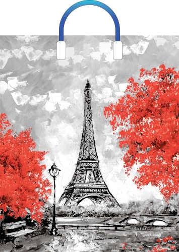 Пакет ПЭ с пластмассовыми ручками 38х45+3см (х5) (Моменты), ПЛР58195