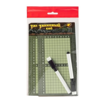 Игра настольная с маркерами 'Танковый бой', 05002