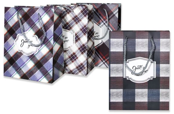 Пакет подарочный, JUST FOR YOU, 30х41,5х12, AR-6134