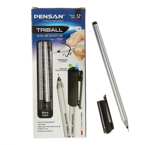 Ручка шариковая 'Pensan', 1 мм , черная, BALL POINT PEN, 1003