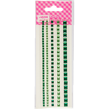 Стразы акриловые самоклеящиеся, deVENTE DIY Jewelry 136 шт, квадратные, 8002575
